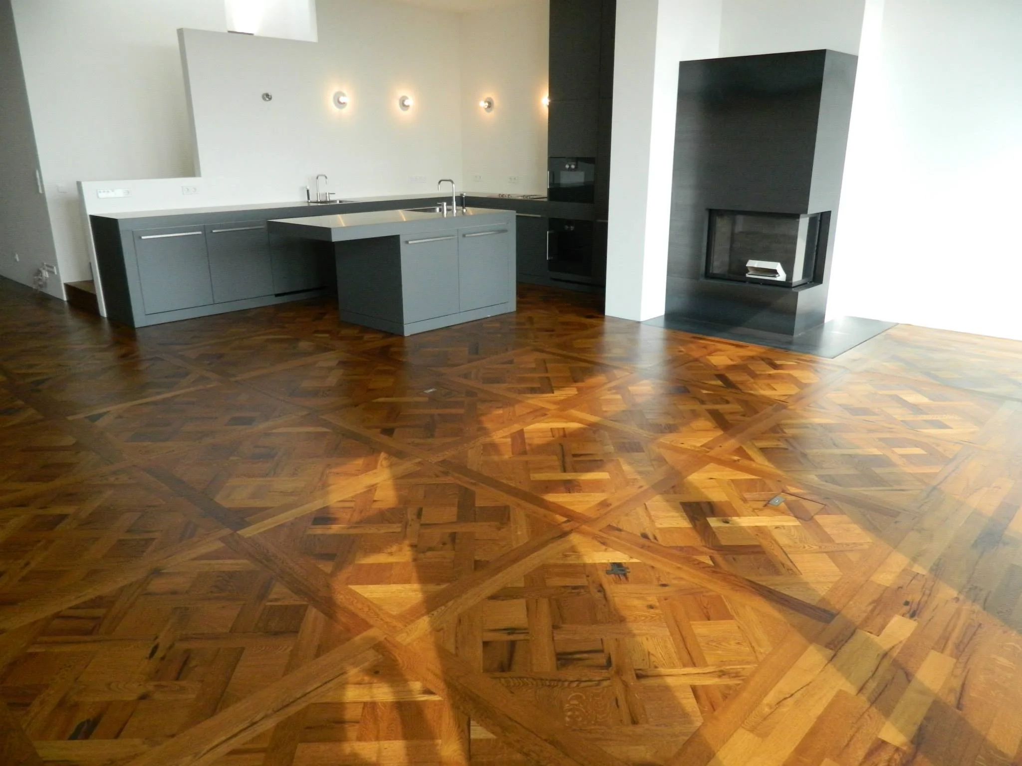 Altholz-Tafelparkett in einer Berliner Wohnung